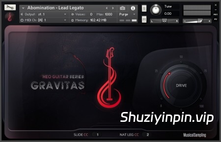 [现代化指弹电贝斯音源]Musical Sampling Gravitas Bass [KONTAKT]（1.59GB）