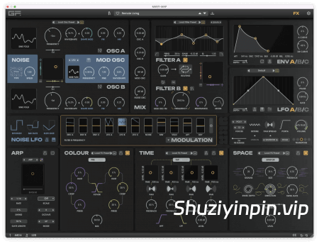 [模块化合成器] GForce MAP v1.0.0 [WiN, MacOSX]（111MB+）