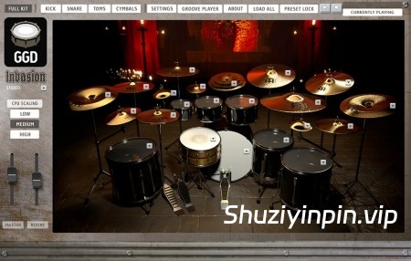 [最极致的鼓组音源] GetGood Drums Invasion TCI Files（3.35GB）