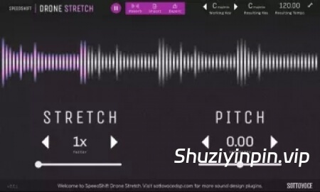 [音频拉伸效果器插件] SottovoceDSP SpeedShift Drone Stretch v2.0.1 Patched Incl. Keygen-MOCHA [WiN]（5.7MB）