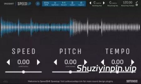 [变速变慢处理插件] SottovoceDSP SpeedShift Speedup v2.0.1-MOCHA [WiN]（5.7MB）