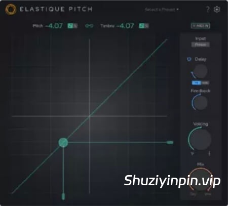 [实时音高转换插件] zplane Elastique Pitch 2 v2.5.0-TCD [WiN]（6 MB）