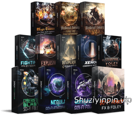 [12套全新电影与拟音音效包] Ghosthack x Boom Library Sound FX and Foley Bundle [WAV]（16.38GB）