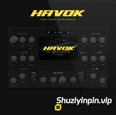 [嘻哈陷阱Drill风格综合乐器插件] Studio Trap Havok VST RETAiL [WiN, MacOSX]（519MB）