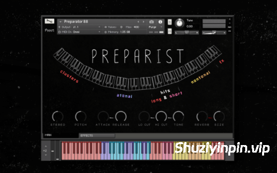 [钢琴打击乐音源] Pssst Instruments Preparist Piano Percussion [KONTAKT]（1.23GB）