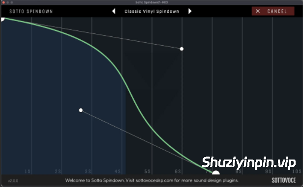 [黑胶唱片减速效果插件] SottovoceDSP Sotto Spindown v2.0.3 (FREE) Patched Incl. Keygen-MOCHA [WiN]（4.7MB）