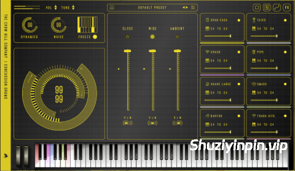 [合奏打击乐器] The Crow Hill Company Concussion Drums v1.0.7-R2R [WiN]（13.8GB）