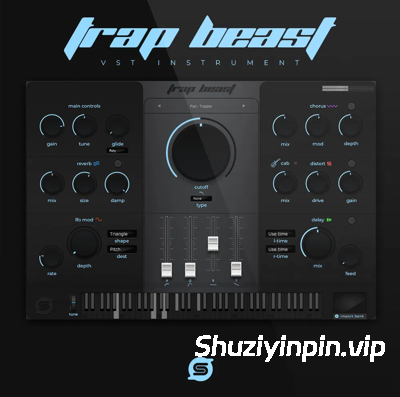 [旋律陷阱嘻哈节奏综合乐器插件]Studio Trap Trap Beast VSTi RETAiL [WiN, MacOSX]（2.81GB）