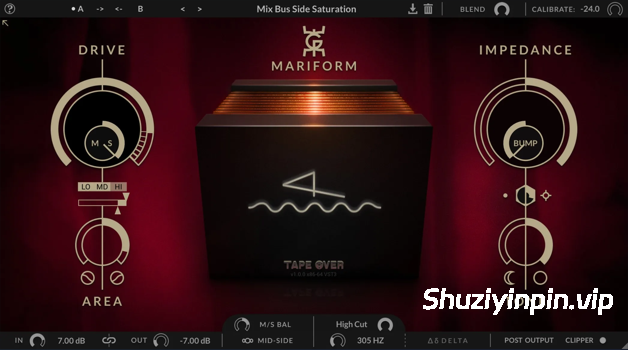 [谐波饱和度插件] Wavegrove Mariform v1.0.1 [WiN]（10.7MB）