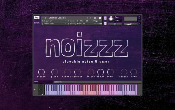 [可演奏噪音ASMR音源] Pssst Instruments Noizzz: Playable Noise and ASMR [KONTAKT]（990.6MB）