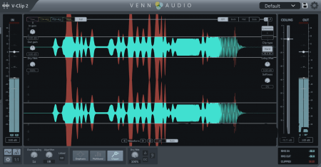 [可视化波形整形插件] Venn Audio V-Clip 2 v1.0.4 Patched Incl. Keygen-MOCHA [WiN]（10.6MB）