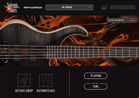 [终极贝斯采样器] Solemn Tones MayoBass [WiN, MacOSX]（2.42GB+3.64GB）