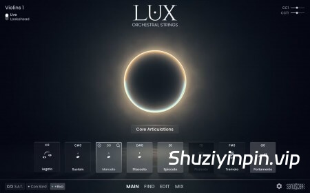 [管弦乐交响弦乐配乐音色库] Sonuscore LUX Orchestral Strings v1.0.1 [KONTAKT]（70.18GB）