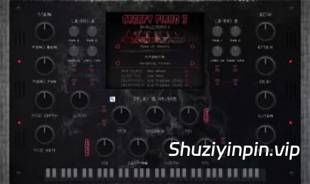 [恐怖诡异钢琴乐器插件] Electronik Sound Lab CREEPY PIANO 3 RETAiL [WiN, MacOSX]（1.07GB）