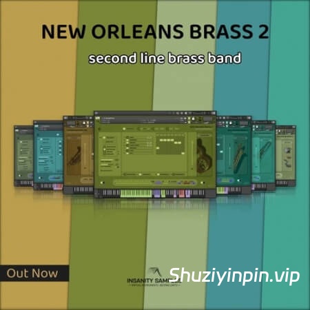 [新奥尔良铜管乐队2音源] Insanity Samples New Orleans Brass 2 v1.0.2 [KONTAKT]（3.08Gb）