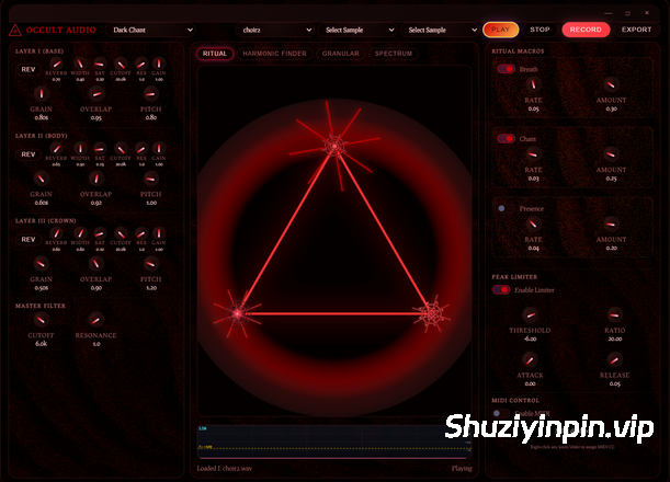 [暗黑氛围音景颗粒合成软件] TekEngine Audio Tools Occult Audio Engine v1.0 [WiN]（197MB）