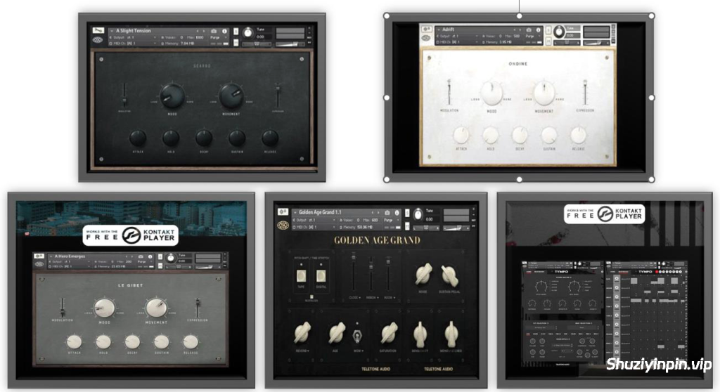[无需调制一键生成你喜欢的音色] Teletone Audio系列合成器套装 [KONTAKT]（13.81GB）