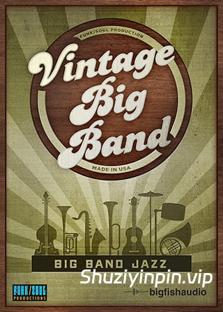 [怀旧经典爵士乐音源] Big Fish Audio Vintage Big Band [KONTAKT]（10.1GB）