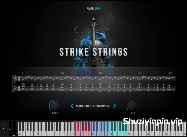 [演奏版：史诗级电影预告片游戏弦乐编曲音源] Filipe Leitao Strike Strings (Player Edition) [KONTAKT]（2.24GB）