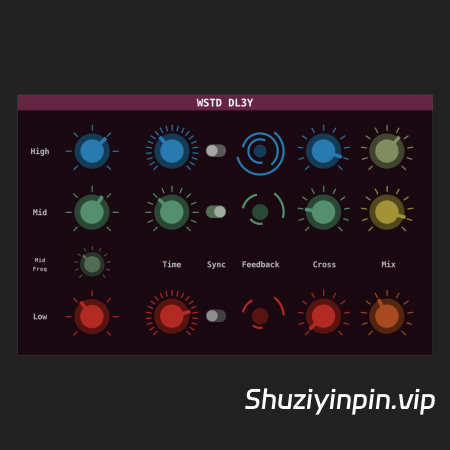 [三频段延迟插件] Wasted Audio WSTD DL3Y v1.1.1 VST-BTCR [WiN, MacOSX, LiNUX]（22.45MB）