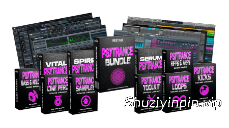 [迷幻电子音乐素材包] Esential Music Productions Psytrance Bundle [WAV, MiDi, Synth Presets]（495MB）