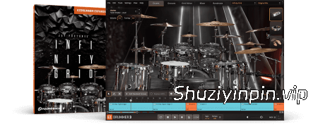 [EZX 扩展 现代前卫金属鼓音色库] Toontrack Infinity Grid EZX v1.0.0 [Superior Drummer, EZDrummer]（10.04GB）