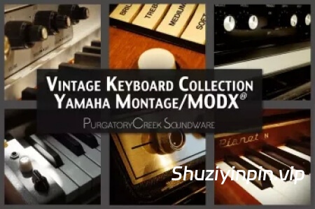 [MONTAGE M系列合成器扩展复古键盘] PurgatoryCreek Soundware Vintage Keyboard Collection Montage MODX（227MB）