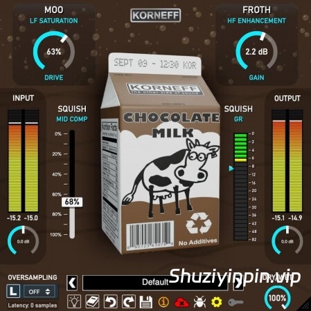 [多频段音效增强器] Korneff Audio Chocolate Milk v1.0.1-SEnki [WiN]（17.1MB）