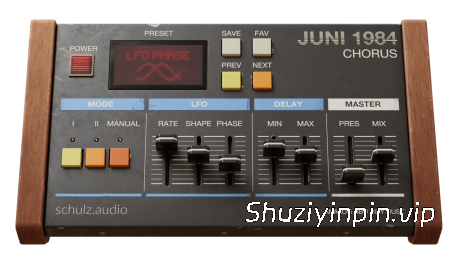 [自动化合唱效果器] schulz.audio JUNI 1984 CHORUS v1.1.2147-SEnki [WiN]（7.6MB）