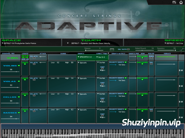 [音乐会弦乐音源] Kirk Hunter Studios Concert Strings Adaptive [KONTAKT]（9.21GB）