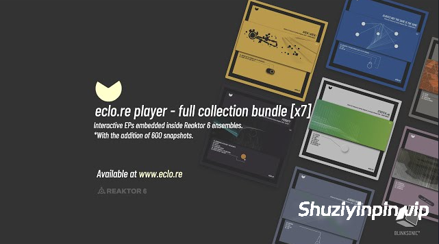 [Reaktor扩展合集]Blinksonic eclo.re player Full Collection Bundle x7 Update Reaktor 6 [Reaktor]（7.10GB）