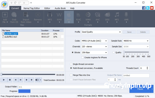 [音频转换器] AVS Audio Converter v26.0.1.176 [WiN]（88MB）