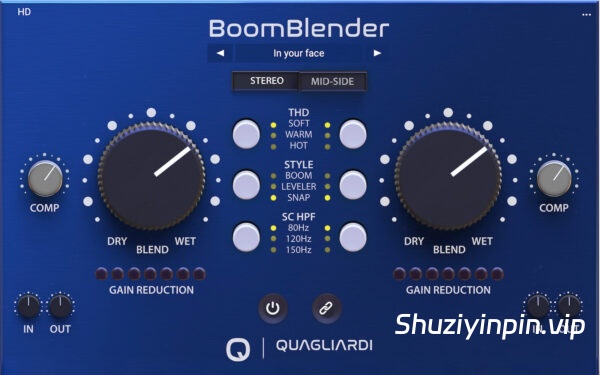 [强大的声音塑造工具] Quagliardi Pro Audio BoomBlender v1.0.1-SEnki [WiN]（29.3MB）
