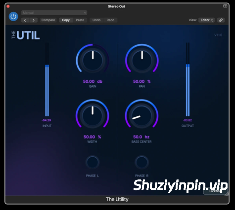 [功能强大的多用途控制插件]  Cr8ive Audio The Util v1.0.0-SEnki [WiN]（13.7MB）