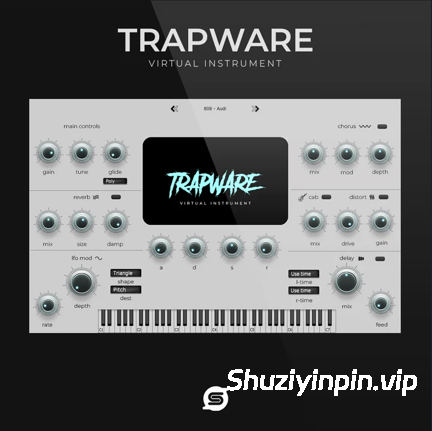 [顶级 Trap 和 Drill 节拍的终极利器] Studio Trap Sounds Trapwire v1.0.1-BTCR [WiN, MacOSX]（500MB）