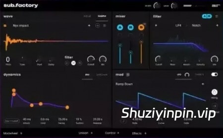 [工业强度低音808合成器] AIR Music Technology Sub Factory v1.2.1.11 [WiN, MacOSX]（73.7MB+137.95MB）