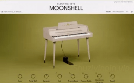 [老式电子管电钢琴音源]Native Instruments Electric Keys Moonshell v1.1.0 [KONTAKT]（2.20GB）