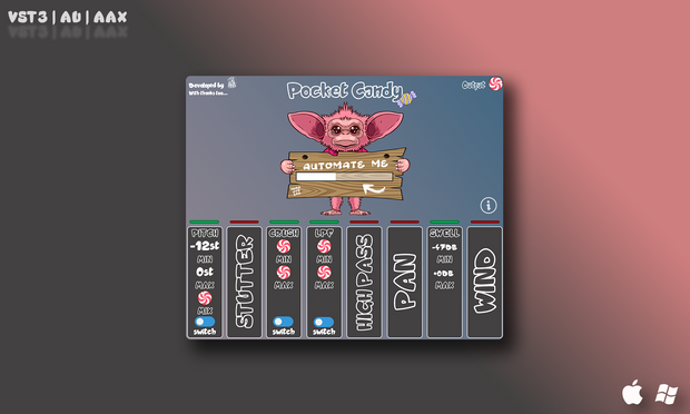 [多效果过渡效果器插件]Mors Pocket Candy (FX Plugin) v1.0.0 [WiN, MacOSX]（89.0MB）