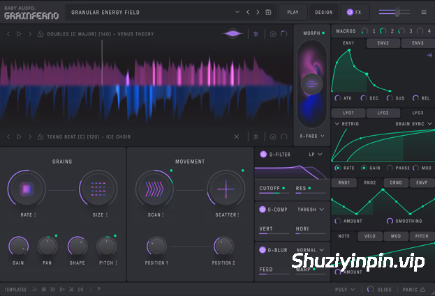 [新一代颗粒合成器] BABY Audio Grainferno v1.0.0 U2B-MORiA [MacOSX]（1.3GB）