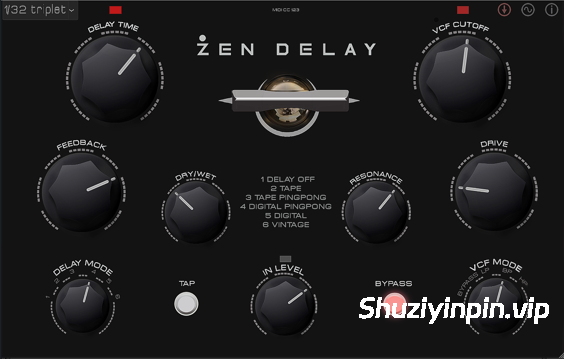 [滤波器延迟效果器插件] Erica Synths Zen Delay Virtual v1.0.0 [WiN, MacOSX]（17.1MB+97.7MB)