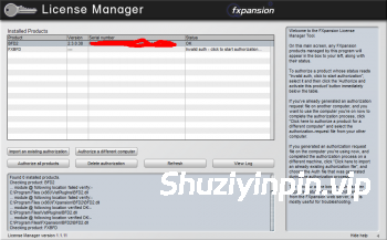 [FXpansion 许可证管理器] FXpansion License Manager v2.1.0.14-R2R [WiN, MacOSX]（7.2MB）
