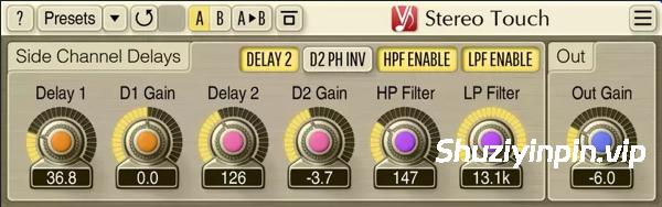 [经典立体声扩展插件] Voxengo Stereo Touch v2.19 VST VST3 AU AAX [WiN, MacOSX]（35.6MB)