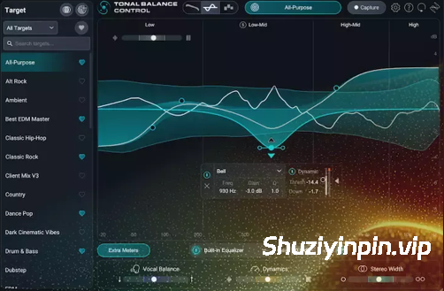[音调平衡控制母带处理工具] iZotope Tonal Balance Control 3 v3.0.0 [WiN, MacOSX]（65.66MB+276.7MB）