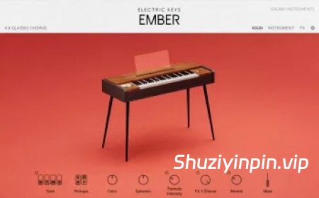 [复古电钢音色] Native Instruments Electric Keys Ember v1.0.0 [KONTAKT]（4.58GB）