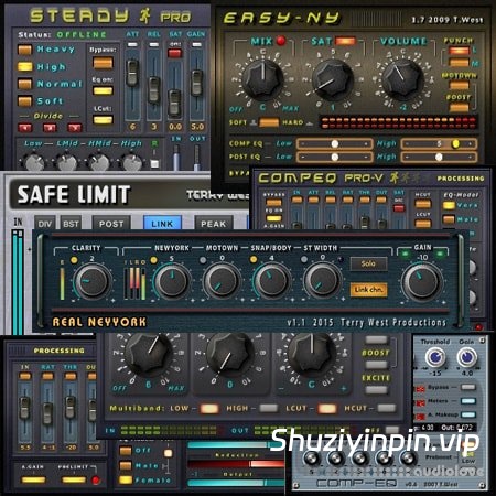 [音频压缩器套装] Terry West Productions Compressors Bundle [WiN]（12.9MB）
