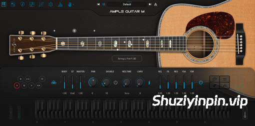 [六弦原声吉他] Ample-Guitar-M v4.0.1[WiN, MacOSX]（6.65GB）