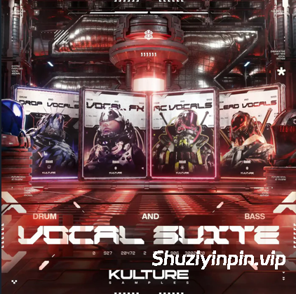 [鼓打贝斯人声素材] Kulture Drum and Bass Vocal Suite [WAV, MiDi]（3.5GB）