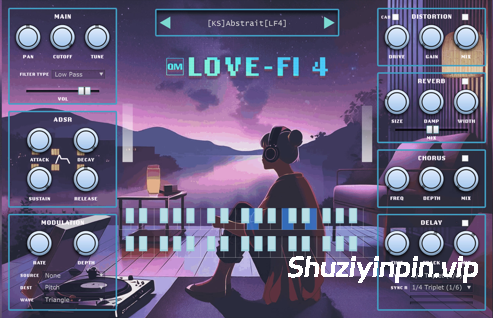 [节拍终极工具] Quiet Music Love-Fi 4 RETAiL [WiN, MacOSX]（4.64GB+4.66GB）