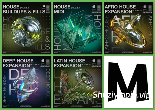 [浩室House多风格采样包合集] The Warehouse Sounds Bundle [WAV, MiDi]（2.7GB）