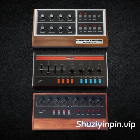 [三款复古风格合成器插件] AIR Music Technology Fabric Vintage Synths Vol.1 v1.0.0.35 [WiN, MacOSX]（1.04GB+1.5GB)